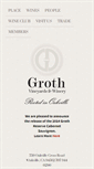 Mobile Screenshot of grothwines.com